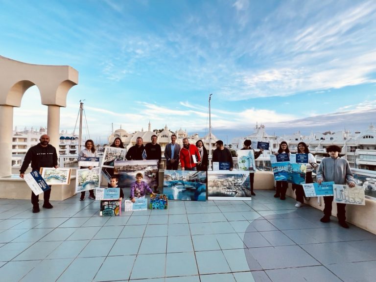 Adrián Marmolejo, ganador del I Concurso de Pintura Rápida al Aire Libre ‘Ciudad de Benalmádena’