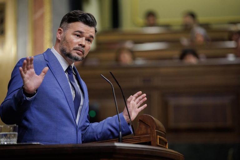 Rufián abre actos para un frente de izquierdas aún sin apoyos