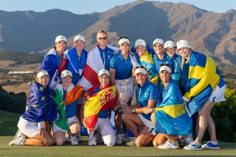 El equipo europeo de la Solheim Cup 2023 recibe el trofeo Unión Europe en los Premios Nacionales del Deporte