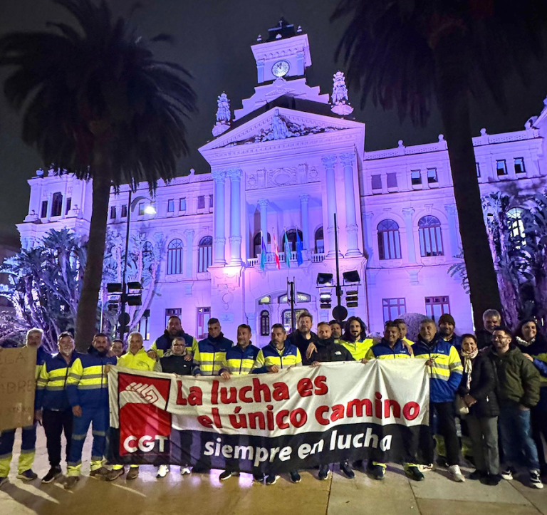 Concluye la huelga de hambre a las puertas del ayuntamiento de Málaga
