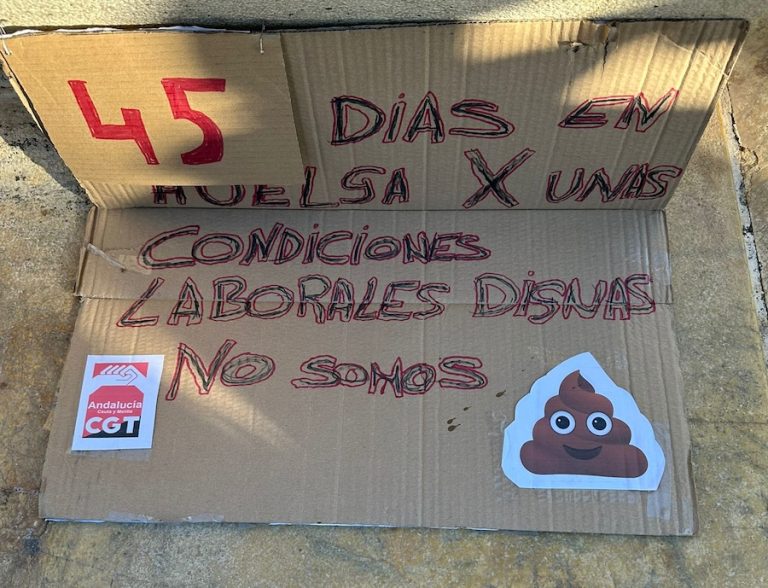 46 días de huelga y la huelga de hambre a las puertas
