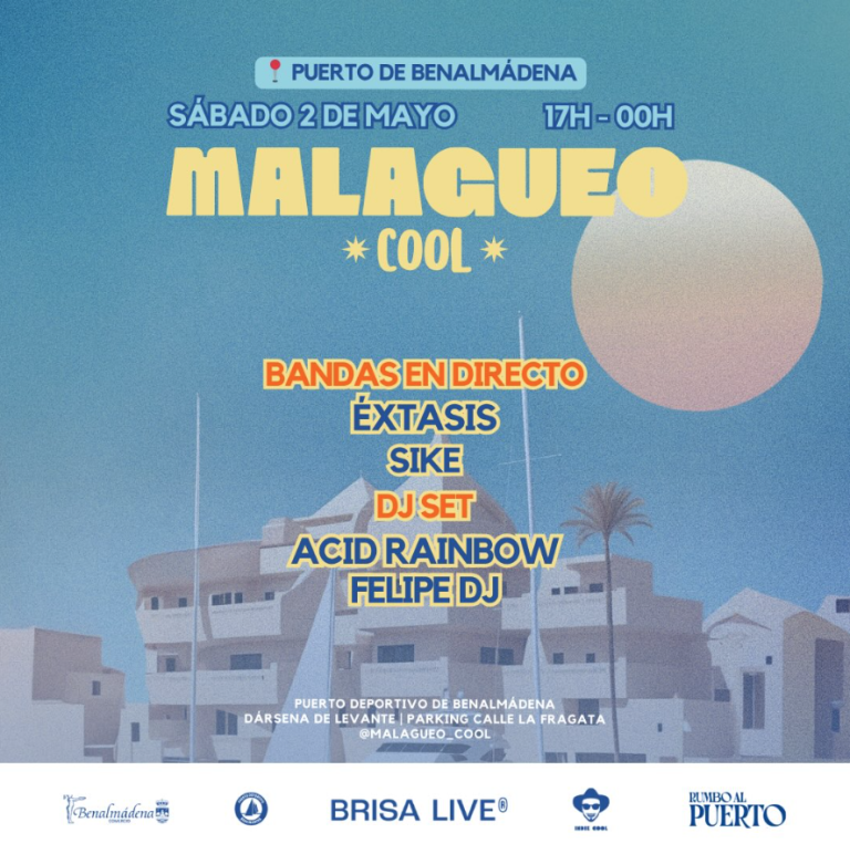 El Puerto de Benalmádena cierra su ciclo primaveral de Rumbo al Puerto 2026 con la fiesta de Malagueo Cool