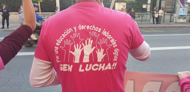 Huelga del personal de apoyo educativo en Málaga