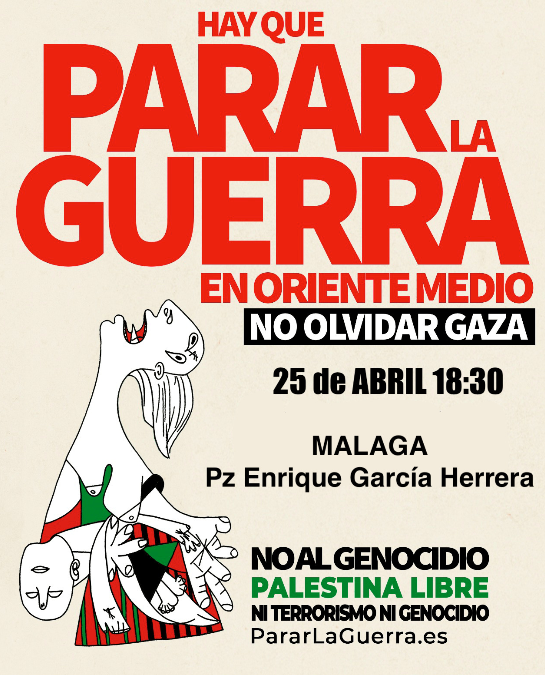 «Parar la Guerra» convoca +200 concentraciones en toda España