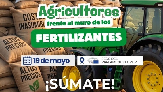 El campo europeo protestará el martes en Estrasburgo por la crisis de los fertilizantes