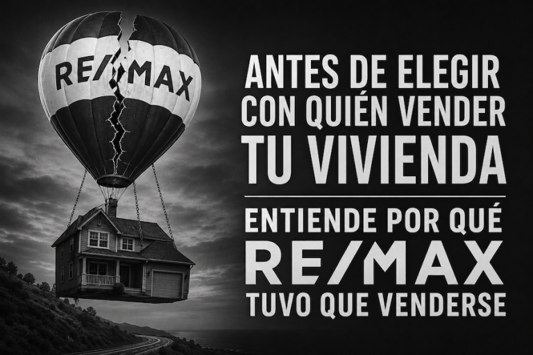 Antes de elegir con quién vender tu vivienda, entiende por qué RE/MAX tuvo que venderse