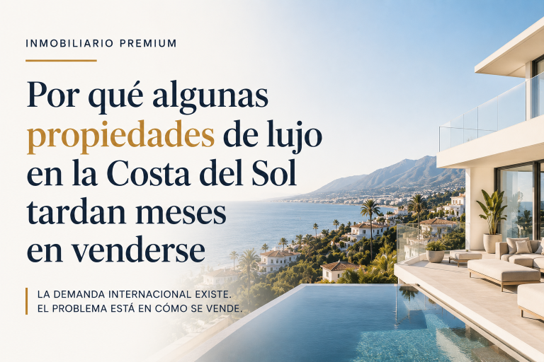 Por qué algunas propiedades de lujo en la Costa del Sol tardan meses en venderse