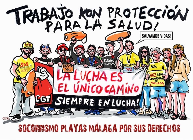 Denuncian el abandono de la seguridad de las playas de Málaga