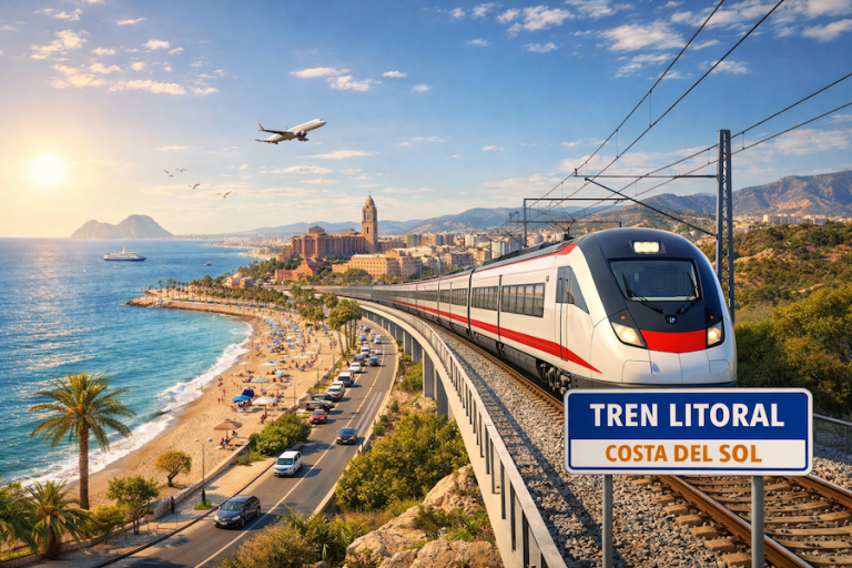 Transportes estudia el Tren Litoral, Málaga pide acelerar